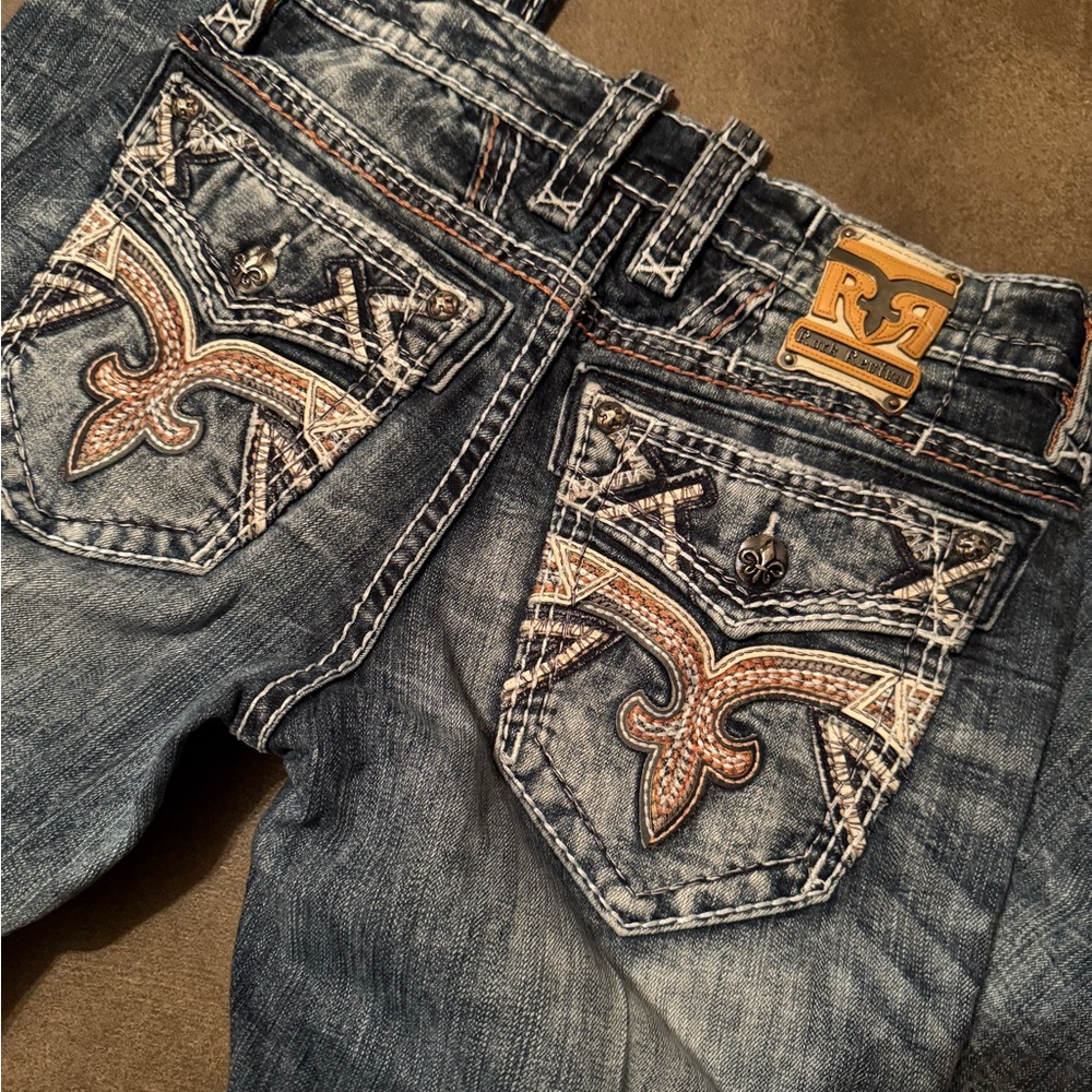 Rock Revival Blue Jeans for Men
